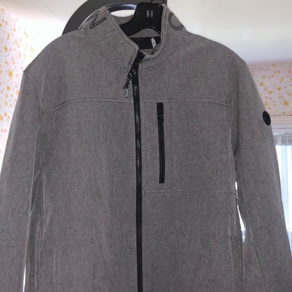 mens calvin klein water resistant wind breaker